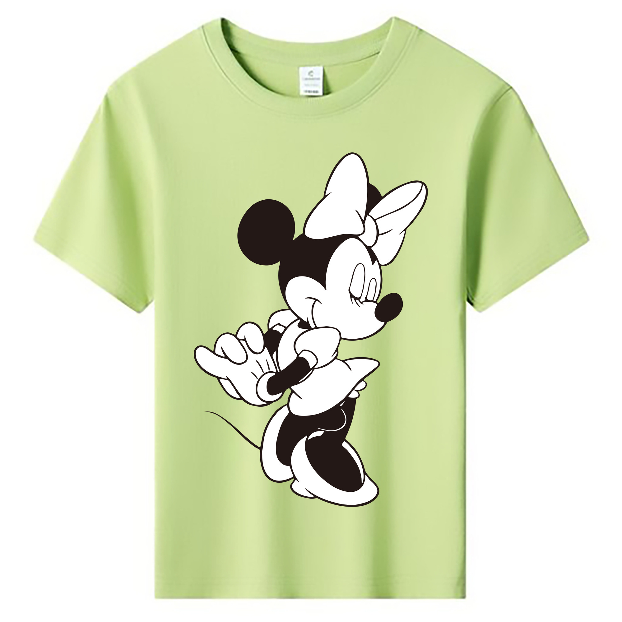 ミッキーマウス Mickey Mouse 綿100％キッズTシャツ（フロントプリント）